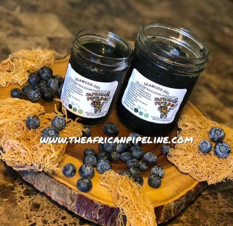 Blueberry infused Seamoss Gel