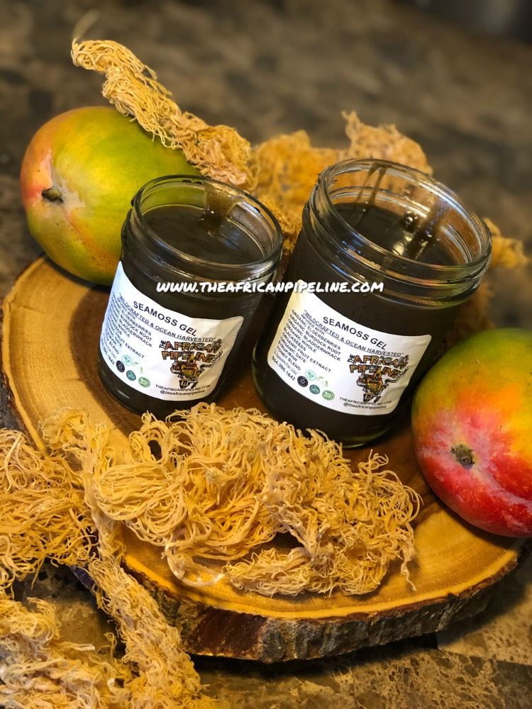 Mango & Alkaline Herb infused Seamoss Gel